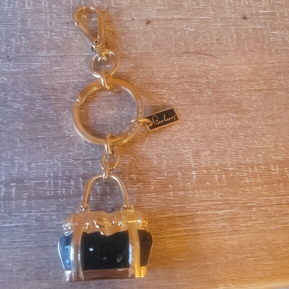 BURBERRY - Gold toned bag charm/keychain.  Brand new. Gift box included. - Picture 1 of 8